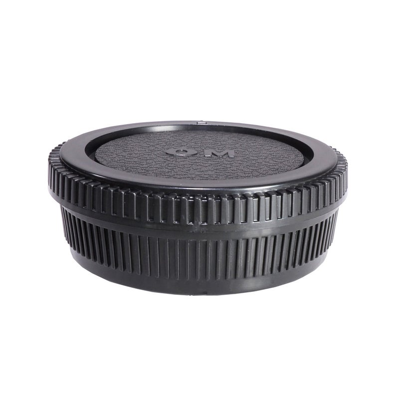 CamDesign Rear Lens Cap and Body Cap Set Compatible with Olympus OM System fits OM-1, OM-2, OM-3, OM-4, OM-10, OM-20, OM-30, OM-40, OM-G Cameras and OM Lens Systems - Image 2